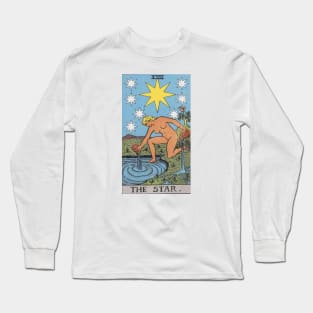 Tarot Deck - Major Arcana - XVII - The Star Long Sleeve T-Shirt